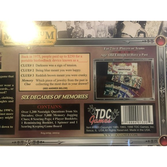 Reminiscing The Game for People Over Thirty, Remembering the 40' through the 90s - Picture 4 of 4